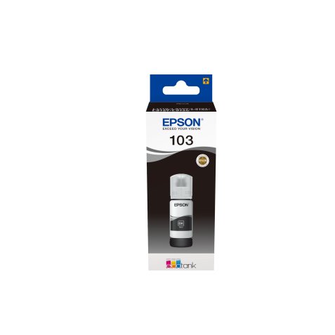 Tinta epson ecotank 103 l3110/3150/3151/5190 negro botella de 65 ml