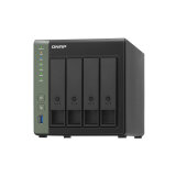 QNAP TS-431X3 NAS Tower Annapurna Labs Alpine AL-314 4 Go DDR3 0 To QNAP Turbo System Noir