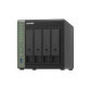 QNAP TS-431X3 NAS Tower Annapurna Labs Alpine AL-314 4 Go DDR3 0 To QNAP Turbo System Noir