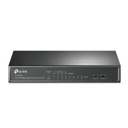 TP-Link TL-SF1008P Non-géré Fast Ethernet (10/100) Connexion Ethernet, supportant l'alimentation via ce port (PoE) Noir