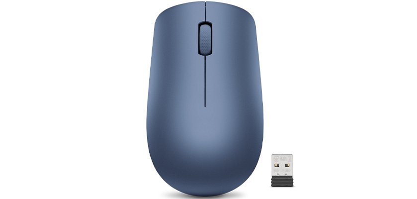 Lenovo 530 ratón Oficina Ambidextro RF inalámbrico Óptico 1200 DPI