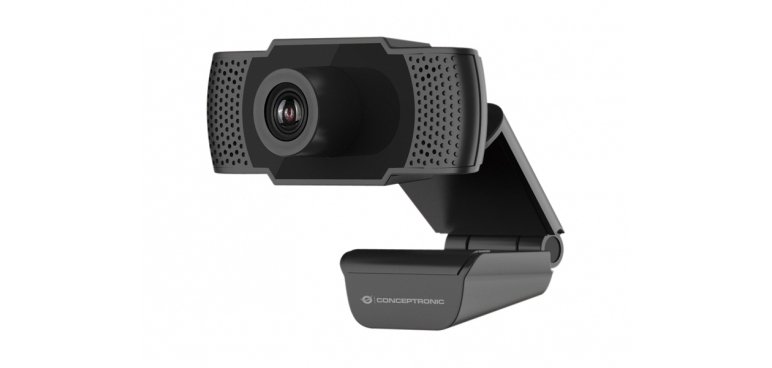 Conceptronic AMDIS01B cámara web 2 MP 1920 x 1080 Pixeles USB 2.0 Negro