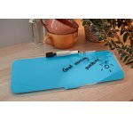 Cosy Bloc-notes en verre, 150x60x380 mm, bleu, 52690061