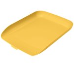 Corbeille a courrier leitz cosy plastique jaune          358x268x43mm