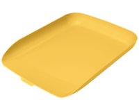 Corbeille a courrier leitz cosy plastique jaune          358x268x43mm