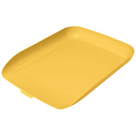 Corbeille à courrier Cosy, L268 x H43 x P358 mm, jaune