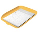 Corbeille a courrier leitz cosy plastique jaune          358x268x43mm
