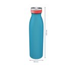 Bouteille isotherme 500 ml Cosy, bleu, boissons chaudes 7h et froides 15h, D68 x H235 mm