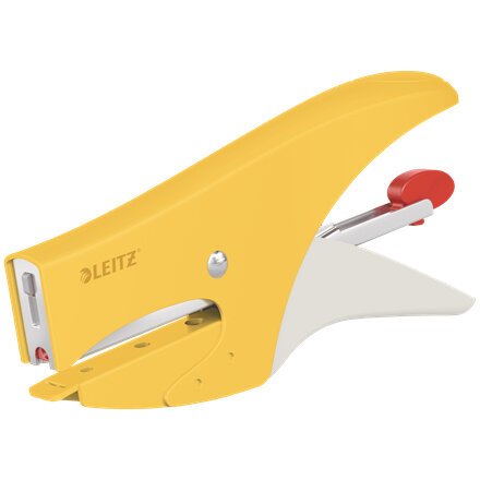 Pince Agrafeuse Cosy, capacité 15 feuilles, 1000 agrafes inclues, jaune