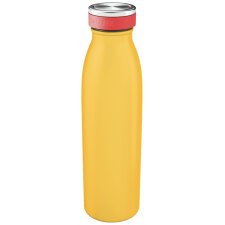 Bouteille isotherme 500 ml Cosy, jaune, boissons chaudes 7h et froides 15h, D68 x H235 mm