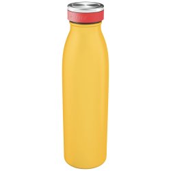 Bouteille isotherme 500 ml Cosy, jaune, boissons chaudes 7h et froides 15h, D68 x H235 mm