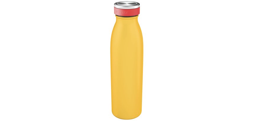 Bouteille isotherme 500 ml Cosy, jaune, boissons chaudes 7h et froides 15h, D68 x H235 mm