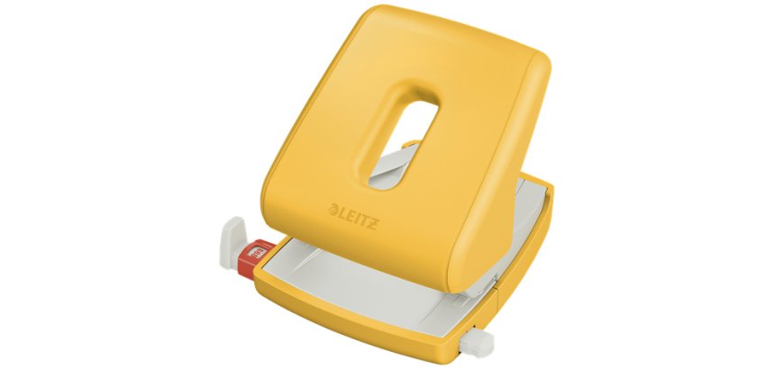 Perforateur 2 trous Cosy, jaune, capacité 30 feuilles