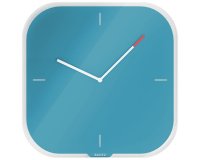 Pendule leitz cosy horloge mural analogique coloris bleu