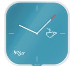 Pendule leitz cosy horloge mural analogique coloris bleu