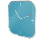 Pendule leitz cosy horloge mural analogique coloris bleu