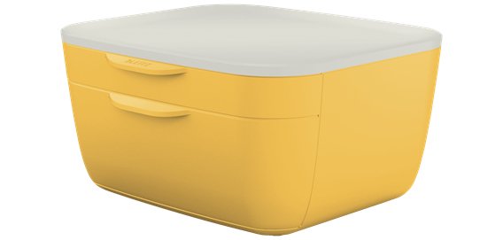 Bloc de classement Cosy, 2 tiroirs, /gris clair