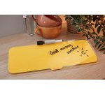 Cosy Bloc-notes en verre, 150x60x380 mm, jaune, 52690019