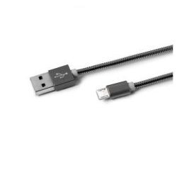 Celly USBMICROSNAKEDS cavo USB USB 2.0 USB A Micro-USB A Nero