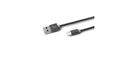 Celly USBMICROSNAKEDS cavo USB USB 2.0 USB A Micro-USB A Nero