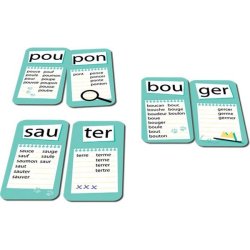 Apprendre a lire et a ecrire cocktail games sylladingo cp  au cm1 jeu du vocabulaire 96  petites cartes 700 mots 2 a 8