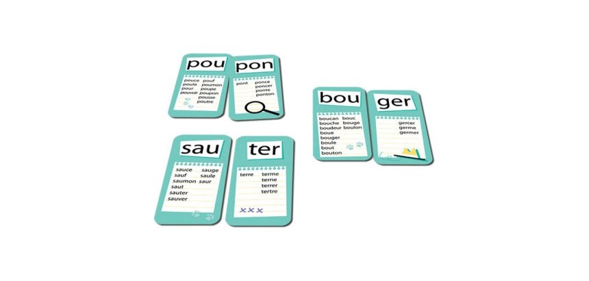 Apprendre a lire et a ecrire cocktail games sylladingo cp  au cm1 jeu du vocabulaire 96  petites cartes 700 mots 2 a 8