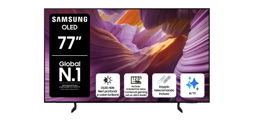 Samsung QE77S85FAE 195.6 cm (77") 4K Ultra HD Smart TV Wi-Fi Black