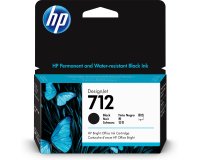 Cartouche d'encre HP designjet 712 38 ml noir