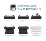HP Cartouche d'encre DesignJet 712, noir, 38 ml