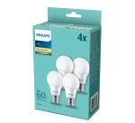 Philips Lampadina 60 W A60 E27 x4