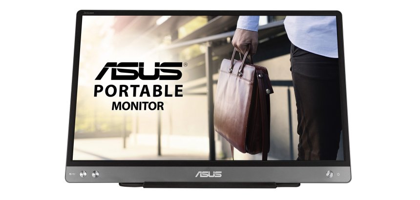 Monitor ASUS MB14AC pantalla para PC 35,6 cm (14") 1920 x 1080 Pixeles Full HD Gris