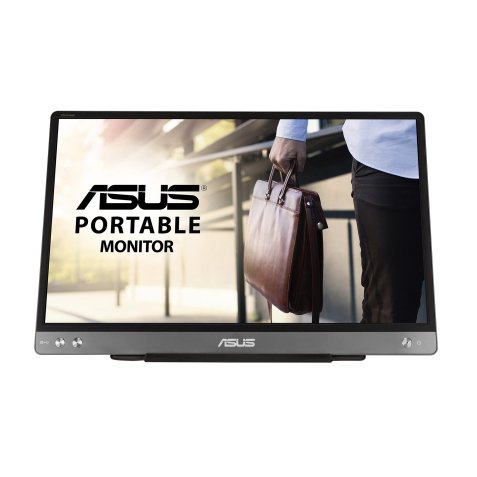 Monitor ASUS MB14AC pantalla para PC 35,6 cm (14") 1920 x 1080 Pixeles Full HD Gris