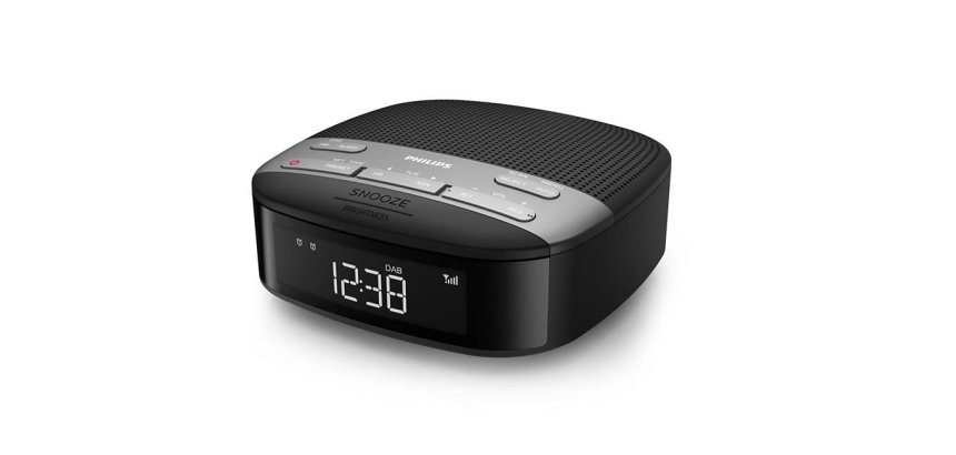 Philips TAR3505/12 radio Clock Digital Black, Grey