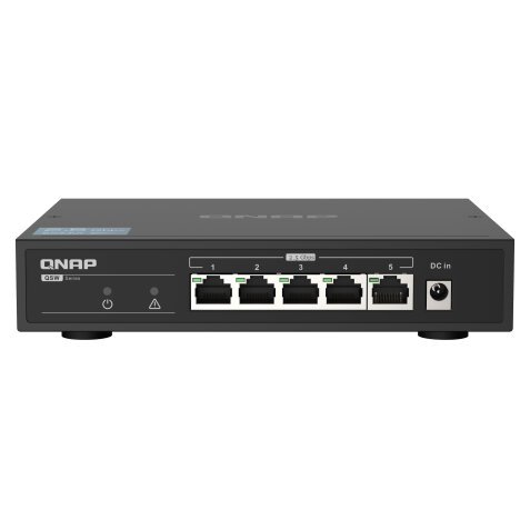 QNAP QSW-1105-5T switch No administrado Gigabit Ethernet (10/100/1000) Negro