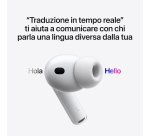 Apple AirPods Pro (terza generazione) AirPods Pro (3rd generation) Auricolare True Wireless Stereo (TWS) In-ear Chiamate/Musica/Sport/Tutti i giorni Bluetooth Bianco