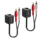 Lindy 70460 extensor audio/video Transmisor de señales AV Negro, Rojo, Blanco