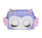 Purse Pets , Print Perfect Hoot Couture Owl, animale giocattolo e borsa interattiva con oltre 30 effetti sonori e reazioni, giocattoli per bambine dai 5 anni in su