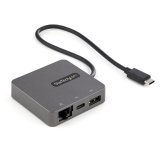 StarTech.com USB-C Multiport Adapter - USB 3.1 Gen 2 Type-C Aluminium Mini Dock - USB-C naar 4K HDMI of 1080p VGA Video - 10Gbps USB-A & USB-C Hub met GbE - Compatibel met Thunderbolt 3