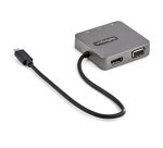 StarTech.com Adaptateur mulitport USB-C - Câble intégré de 29 cm - USB 3.1 Gen 2 - 10 Gbps - HDMI et VGA