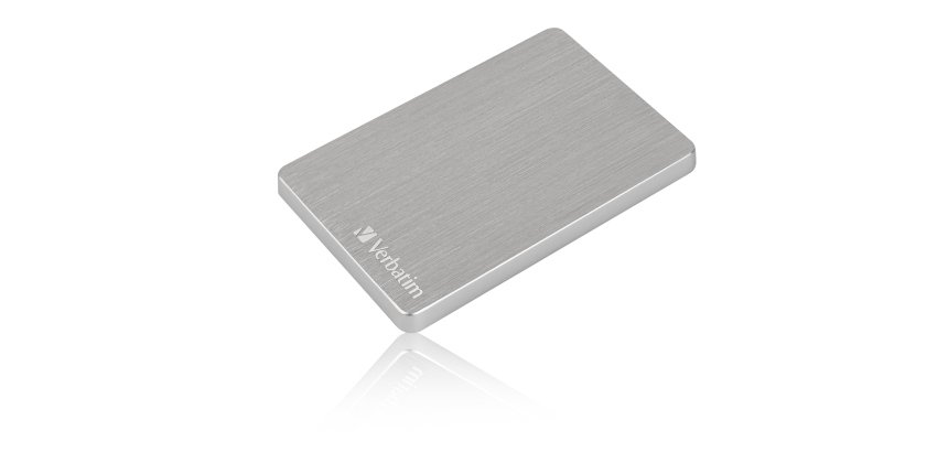 Verbatim Store 'n' Go ALU Slim Portable Hard Drive 1TB Silver