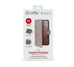 Celly Wally One XL mobile phone case 12.7 cm (5") Flip case Pink
