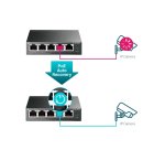 TP-Link 5-Port Gigabit Easy Smart PoE Switch with 4-Port PoE+