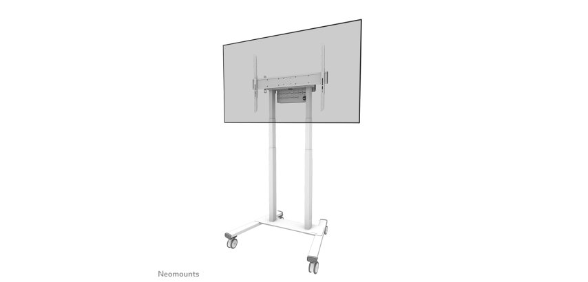Neomounts FL55-875WH1 Support au sol mobile pour écran 55-100" - motorisé - TÜV