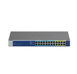 NETGEAR GS524UP Non-géré Gigabit Ethernet (10/100/1000) Connexion Ethernet, supportant l'alimentation via ce port (PoE) Gris