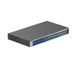 NETGEAR GS524UP Non-géré Gigabit Ethernet (10/100/1000) Connexion Ethernet, supportant l'alimentation via ce port (PoE) Gris