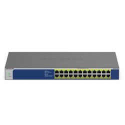 NETGEAR GS524PP Non-géré Gigabit Ethernet (10/100/1000) Connexion Ethernet, supportant l'alimentation via ce port (PoE) Gris