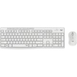 Pack Teclado + Ratón  USB QWERTY Italiano Blanco Silent Wireless Logitech MK295