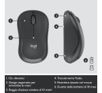Logitech MK295 Kit Mouse e Tastiera Wireless Silent