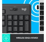 Logitech MK295 Kit Mouse e Tastiera Wireless Silent