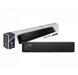 MSI Vigor-WR01 poggiapolso Memory foam, Gomma Nero